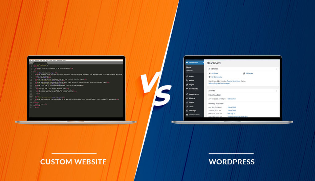 custom Web Development Vs WordPress 2 1024x591 1